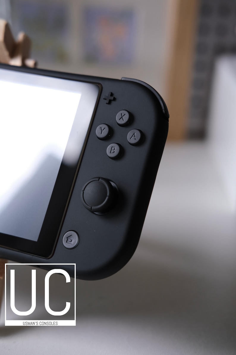 Custom Switch Lite Blacked Out Stealth Nintendo Switch Console Black ...