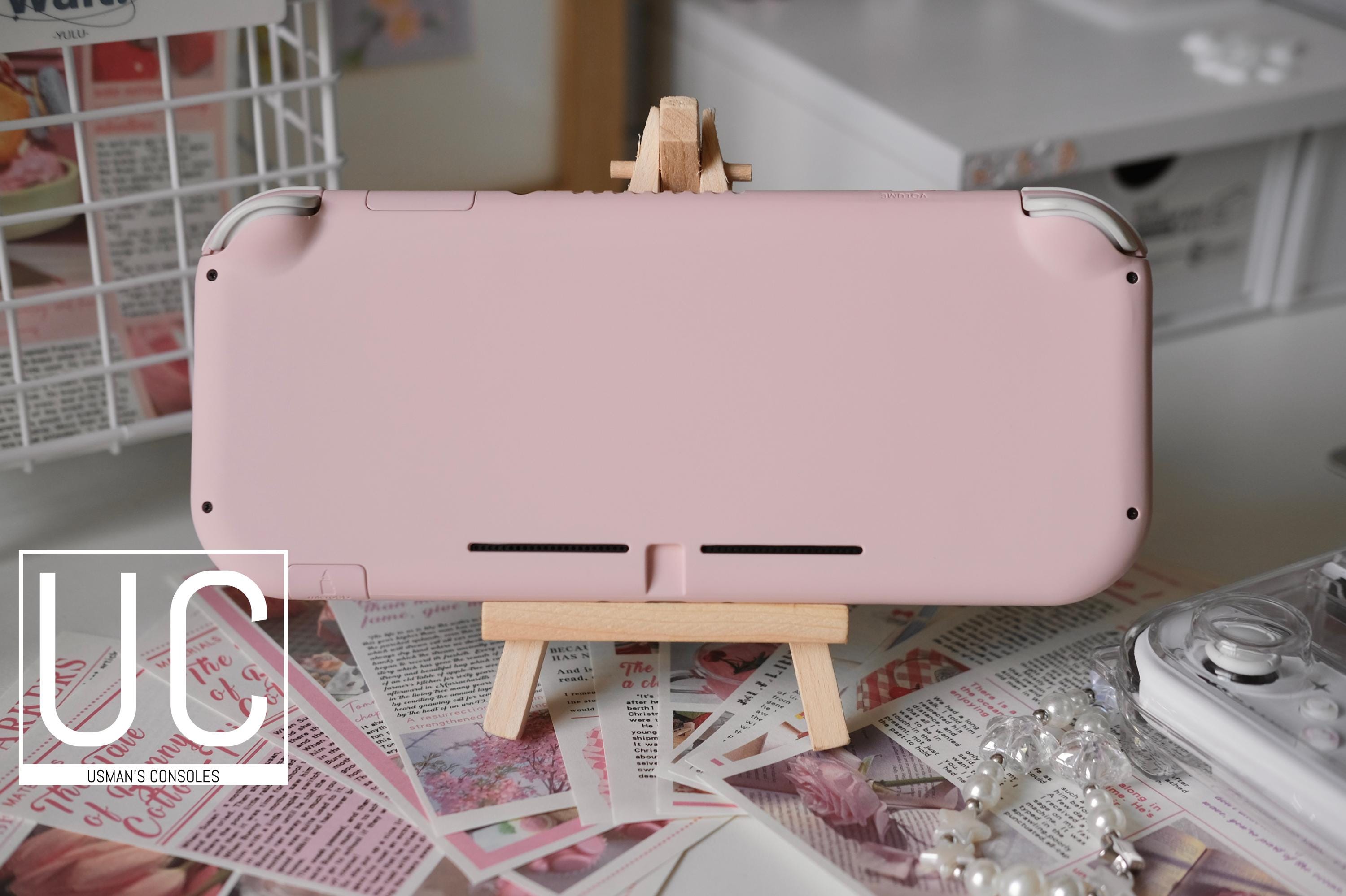 Nintendo Switch Lite ピンク 本体 カスタム Custom Pink & White Nintendo Switch Lite: Handmade Shell