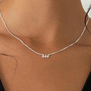 Number 14 Necklace - Etsy