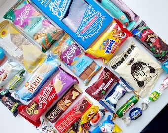 Ukrainian Candy Mystery Box | Authentic Sweets Gift Set from Ukraine | Perfect Gift of Traditional Ukrainian Treats | Snack Box