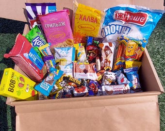Ukrainian Candy Box | Authentic Sweets Gift Box from Ukraine | Premium Ukrainian Treats | Perfect Christmas Gift for All Occasions