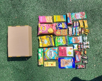 Surprise Ukrainian Snack Box with Authentic Ukraine Treats | Handpicked by Ukrainian Sellers | Unique Christmas Gift Idea | 60 oz of Snacks