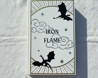 Capa dura personalizada Iron Flame | Edição de Arquivo