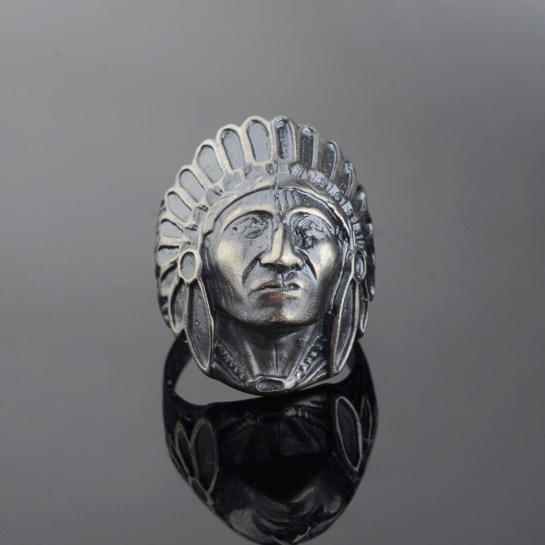 Shaman Rind 925 Sterling Silver Native American Ring, Silver Shaman Ring, Handmade ...