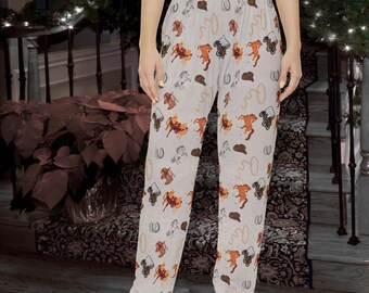 Pajama Pants, Western Christmas Pictures, Horse Lovers, Cowboys, Family Pajamas, Lightweight Lounge Wear, Holiday Sleepwear