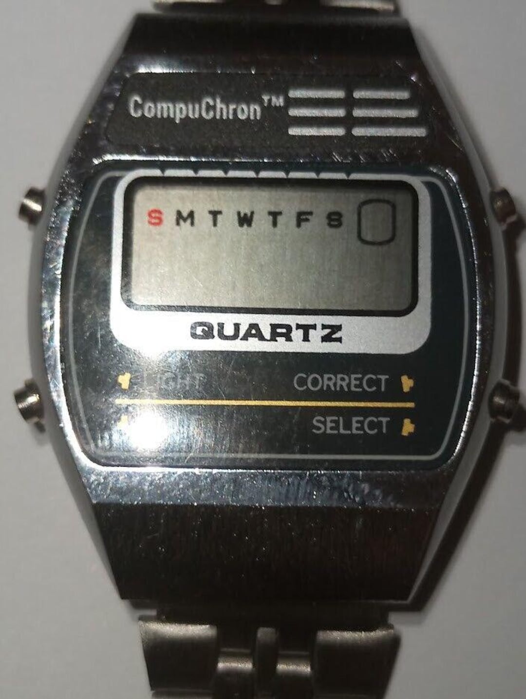 Unworn NOS Vintage Ladies Casio Compu-chron Digital Multifunction