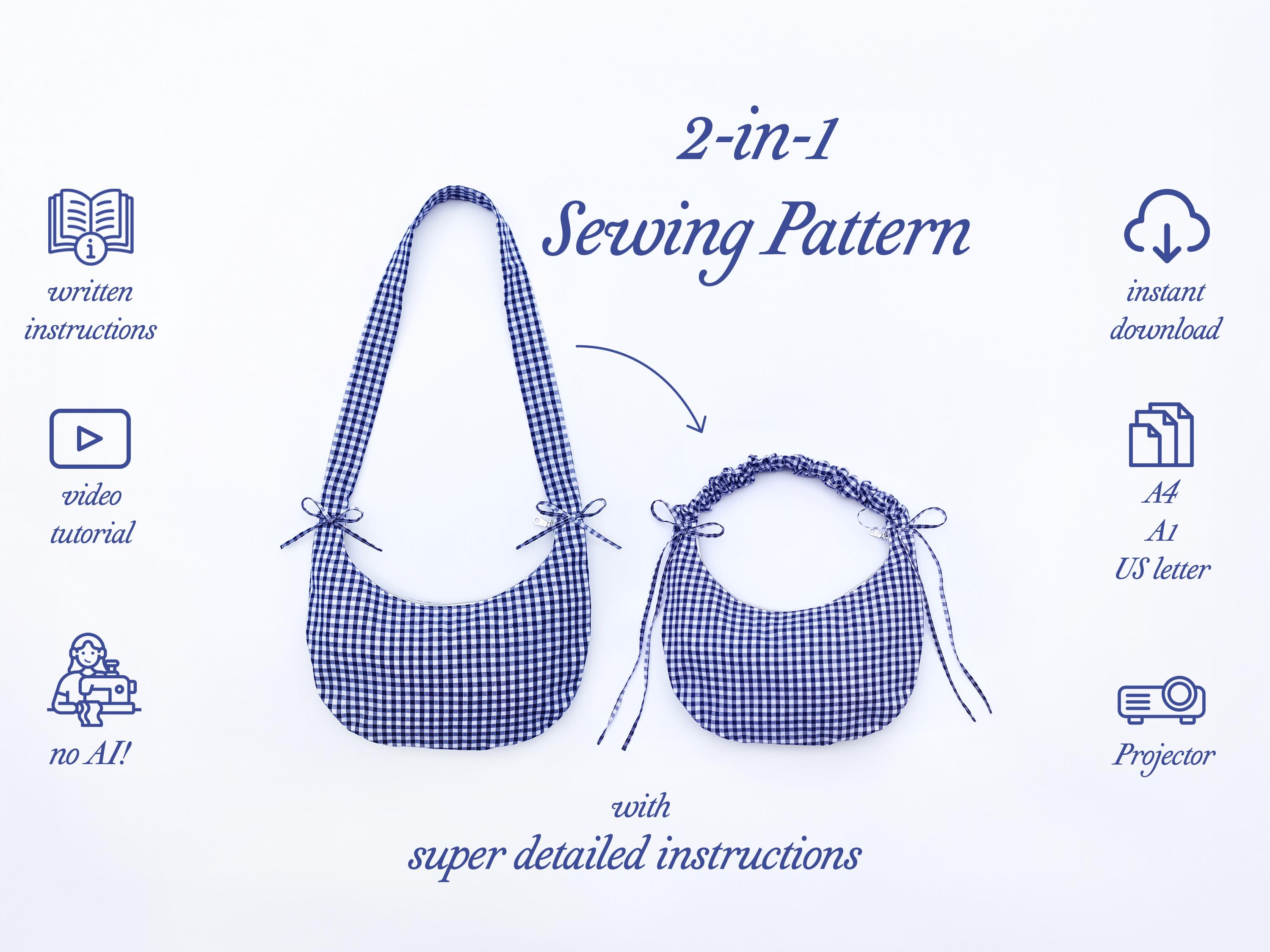 The Drawstring Crescent Bag | 2-in-1 Crossbody & Shoulder Bag