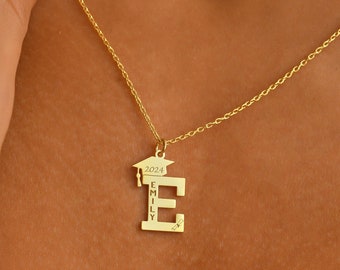 Collier de remise des diplômes personnalisé, cadeau de remise des diplômes, collier personnalisé, collier universitaire, collier de remise des diplômes 2025-2026, cadeau pour elle