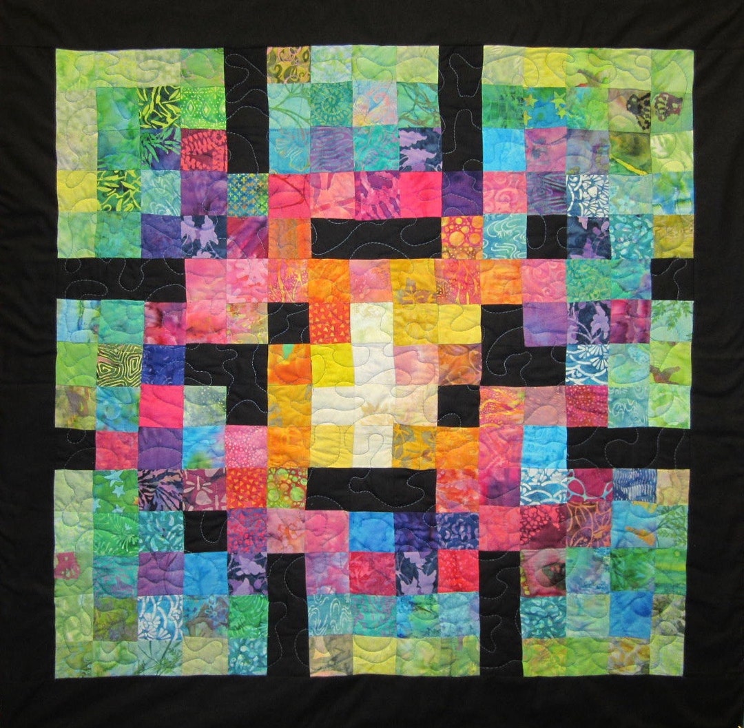 Crossword Puzzle Wall Hanging Art Quilt Etsy
