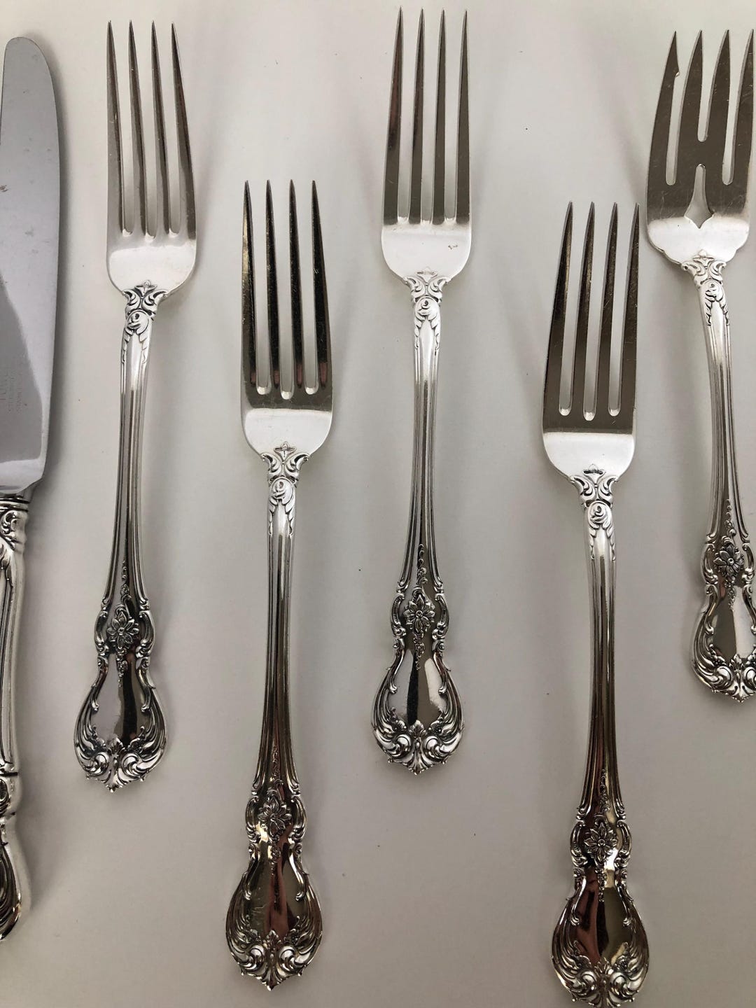 Vintage Towle Old Master Solid Sterling Silver Flatware Set | 1942