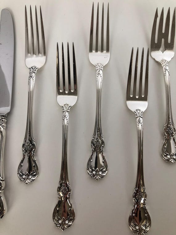 Vintage Towle Old Master Solid Sterling Silver Flatware Set | 1942