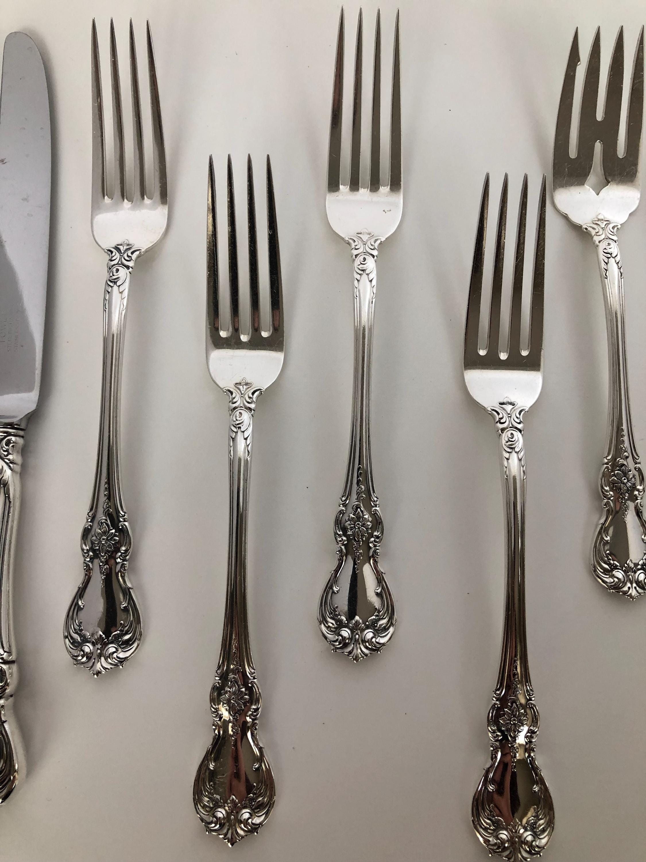 Vintage Towle Old Master Solid Sterling Silver Flatware Set | 1942