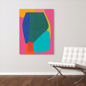 Bright Wall Art Print, Jewel Tone Modern Abstract Art, Large Abstract Art, Contemporary Art