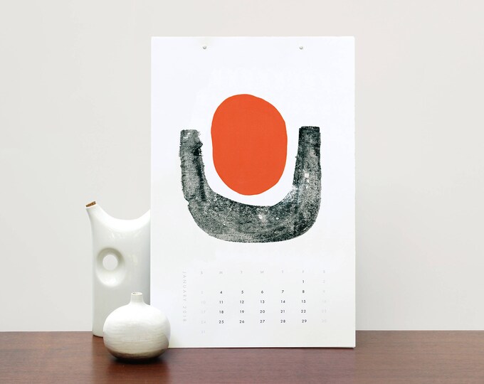 Modern Art Calendar 2020 Wall Calendar Cool Gift Abstract Etsy