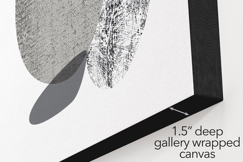 Modern Art Canvas Set of 2 Large Abstract Canvas Art Mid Etsy