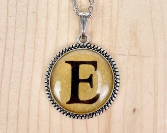 Classic E Monogram Pendant