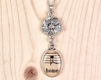 Home Sheet Music Necklace