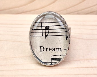 Dream Sheet Music Ring