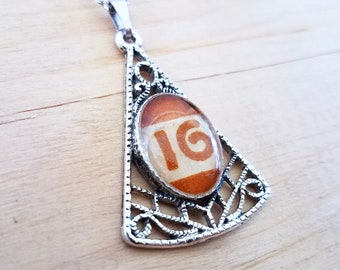 Lucky Number 16 Necklace