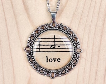 Love Music Necklace