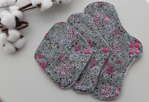 Compresas Reutilizables de Algodón Orgánico | Pantyliners y Pads Lavables | Suaves, Transpirables y Zero Waste | Ideal Piel Sensible