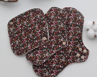 Compresas Reutilizables de Algodón Orgánico | Pantyliners y Pads Lavables | Suaves, Transpirables y Zero Waste | Ideal Piel Sensible