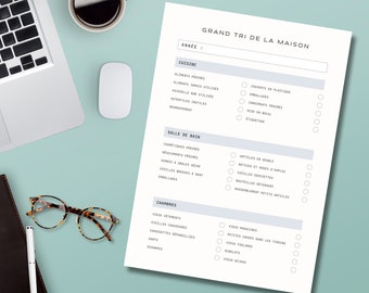 Guía para clasificar casas - Lista de verificación para ordenar por habitación - Simplifique su hogar