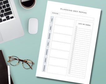 Planificación de comidas semanal: organice su dieta saludable