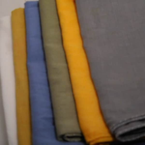 light colored cotton neck scarves/ fishue