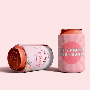 Custom Wedding Stubby/Can Cooler/Holder