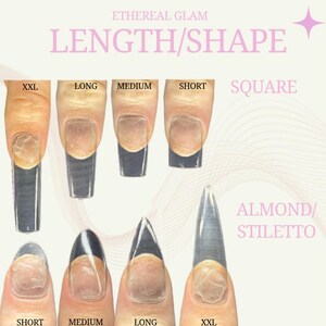 Uñas postizas grunge hechas a mano: estrella, punta francesa, Y2K, góticas imagen 4