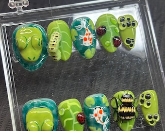 Uñas postizas de rana en 3D: diseño de estanque de peces koi
