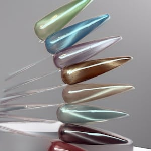 Uñas postizas de ojo de gato / Uñas postizas de ojo de gato multicolor / Uñas de ojo de gato / Uñas de ojo de gato almendradas / Uñas de ojo de gato cuadradas / Uñas hechas a mano