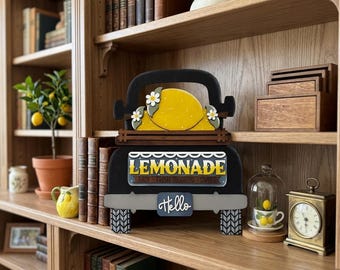 Lemonade Truck Interchangeable Farmhouse Truck Decor Insert