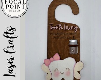Tooth Fairy Door Hanger: Kids Tooth Holder, No-Sew Option