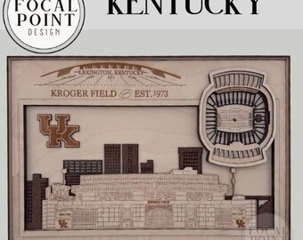 University of Kentucky Kroger Field Stadium Art