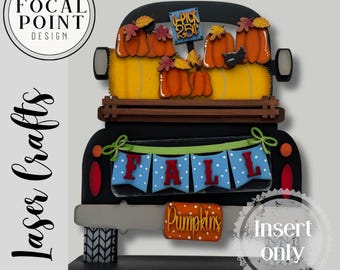 Fall-Inspired Add-On | Interchangeable Sign Attachment | Autumn Decor for Bases