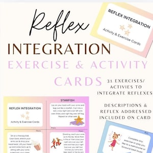 Ejercicios de integración de reflejos primitivos y tarjetas de actividades *PT OT* Ejercicios de integración de reflejos