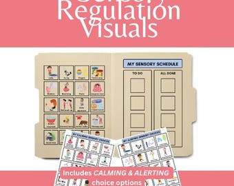 Visuales de regulación sensorial: calma y alerta - Opciones sensoriales