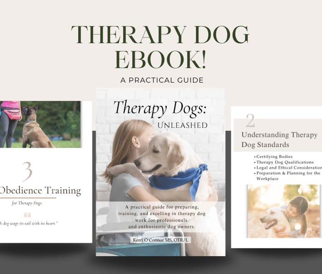 Therapy Dogs: Unleashed - A Practical Guide - Etsy