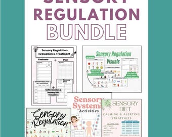 Sensory Regulation Activities Bundle