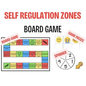 Self Regulation Zones - Emotional Regulation - Board Game