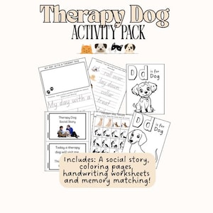 Therapy Dog Activity Pack