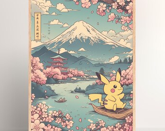 ピカチュウ　ポスター ポケモンカードポンチョを着たピカチュウレックウザ231/XY-P