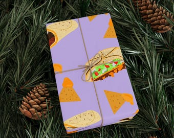 Cravings Menu Themed Wrapping Paper