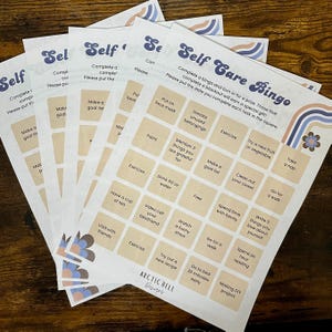Self Care Bingo, Digital Download