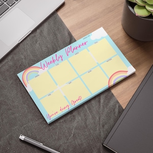 Weekly Planner Note Pads: Vibrant Post-it® Organization