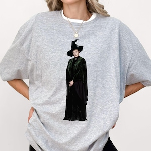 Professor McGonagall Memorial T-Shirt,A Legendary Witch,Wizarding World Icon, Minerva McGonagall Legacy T-Shirt,Honor the Icon, Maggie Smith