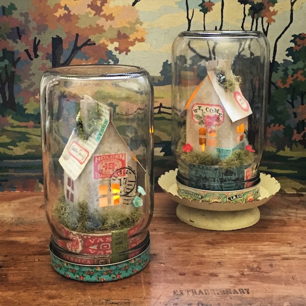 Mason Jar Luminary - Etsy