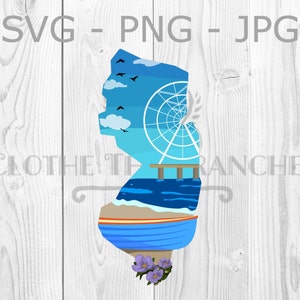 New Jersey Landschaft, svg, png, jpg